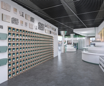 Modern Exhibition Hall-ID:428812031