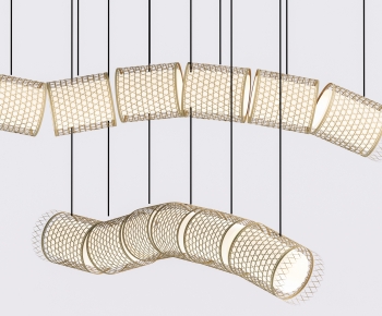 New Chinese Style Long Chandelier-ID:585850954