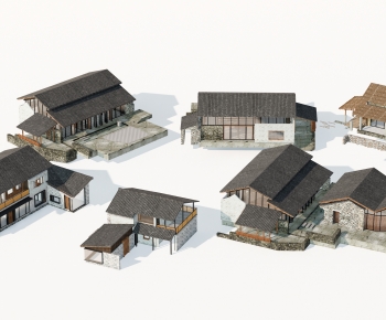 New Chinese Style Residential Building-ID:263468035