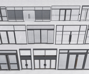 Modern Double Door-ID:122174026