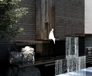 New Chinese Style Rockery Waterscape-ID:856106041