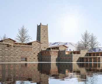 Modern Appearance Of Commercial Building-ID:326672082