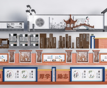 New Chinese Style Landscape Wall-ID:650758031