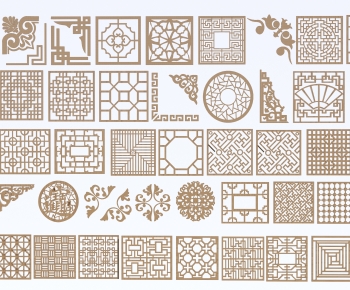 New Chinese Style Wooden Screen Partition-ID:544385917