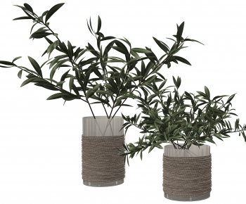 Modern Potted Green Plant-ID:463367944