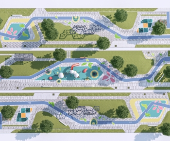 Modern Park Landscape-ID:336219075