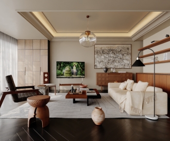 Modern A Living Room-ID:999370103