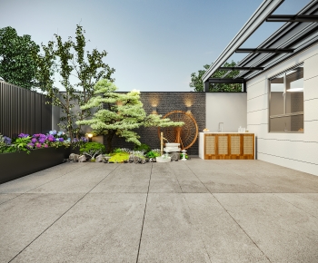 Modern Courtyard/landscape-ID:263078934