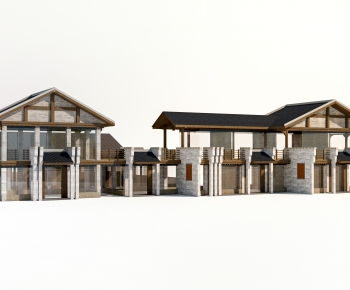 New Chinese Style Appearance Of Commercial Building-ID:991367105