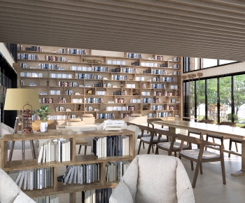 Modern Bookstore Book Bar-ID:818006996