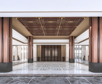 New Chinese Style Lobby Hall-ID:251923083