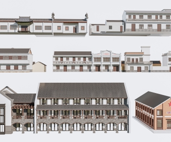 New Chinese Style Residential Building-ID:523571979