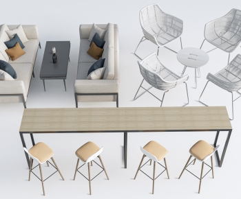 Modern Leisure Table And Chair-ID:414609978