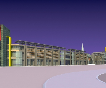 Modern Appearance Of Commercial Building-ID:892600066