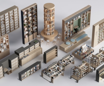 Modern Bookcase-ID:445096023