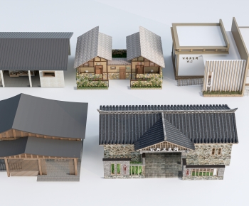 New Chinese Style Public Building-ID:665130693