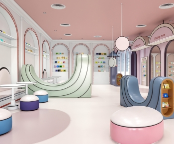 Modern Bookstore Book Bar-ID:110959055