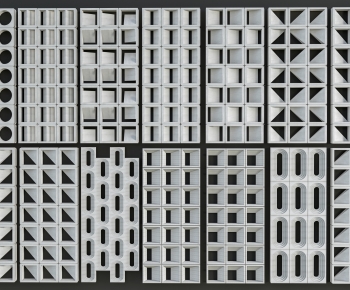 Modern Cement Brick Screen Partition-ID:165858985