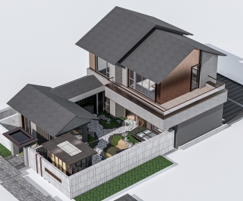 New Chinese Style Detached Villa-ID:981190927