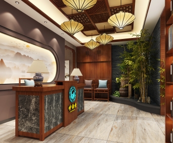 New Chinese Style Teahouse Tea House-ID:405400998