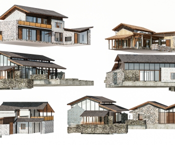 New Chinese Style Residential Building-ID:931816101