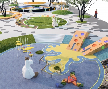 Modern Park Landscape-ID:434915073