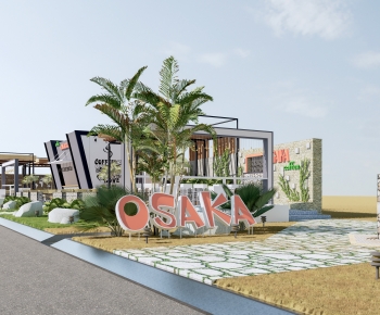 Modern Appearance Of Commercial Building-ID:229685076