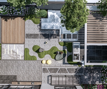 Modern Courtyard/landscape-ID:933850052