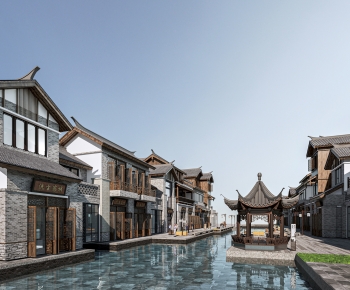 New Chinese Style Commercial Street-ID:506088977