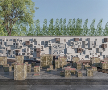 New Chinese Style Landscape Wall-ID:339437965