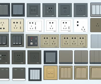 Modern Switch Socket Panel-ID:676902069