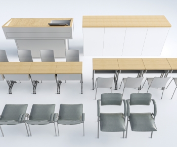 Modern Computer Desk And Chair-ID:990089896