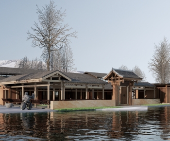 New Chinese Style Appearance Of Commercial Building-ID:811506031