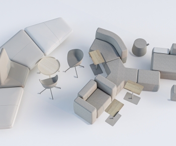 Modern Card Seat Sofa-ID:442387103