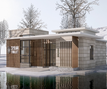 New Chinese Style Public Building-ID:533239842