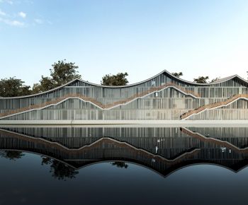 Modern Architecture Of Artistic Style-ID:630743988