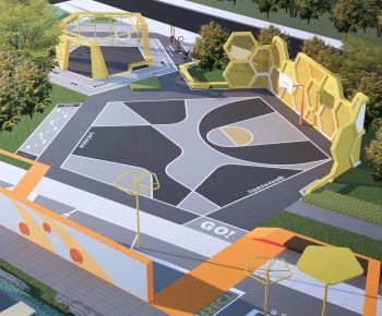 Modern Park Landscape-ID:905148033