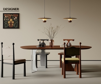 Modern Dining Table And Chairs-ID:777205947
