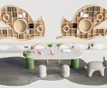 Modern Children's Table/chair-ID:566154007