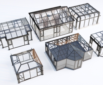 Modern Glass Sunshine Room-ID:379833944