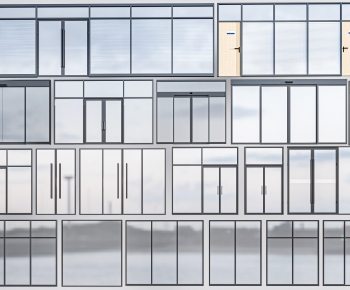 Modern Glass Screen Partition-ID:322345975