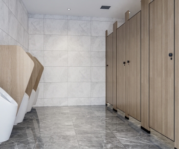 Modern Public Toilet-ID:971364026