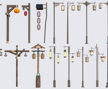 New Chinese Style Outdoor Light-ID:445420031