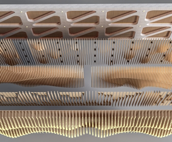 Modern Suspended Ceiling-ID:641277076