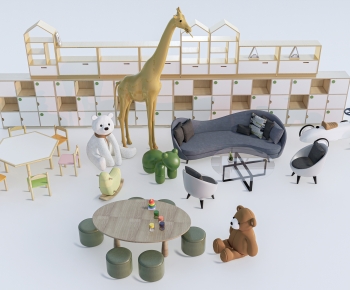 Modern Children's Table/chair-ID:180983074