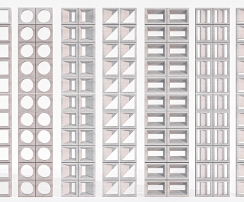 Modern Cement Brick Screen Partition-ID:636069817