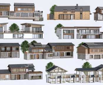 New Chinese Style Appearance Of Commercial Building-ID:628340228