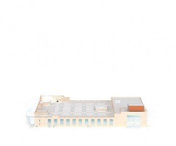 Modern School Building-ID:812097079