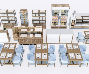 Modern Dining Table And Chairs-ID:922594079