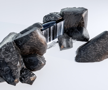 Modern Rockery Waterscape-ID:945388081